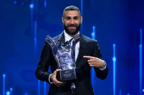 Karim Benzema in Fendi for Men’s Player of the Year, UEFA 